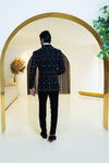 Midnight Etch tuxedo suit
