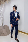 Midnight Etch tuxedo suit