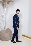 Midnight Etch tuxedo suit