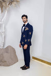 Midnight Etch tuxedo suit