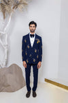 Midnight Etch tuxedo suit