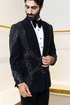 Woven Shadows tuxedo suit