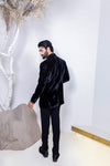 Black Bloom tuxedo suit