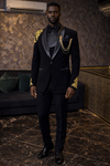 Golden Crest Tuxedo Suit