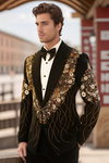 Wreath tuxedo suit