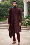 Royal Maroon Majesty Suit