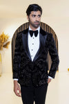 Midnight Brocade tuxedo suit