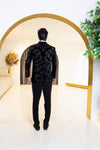 Midnight Brocade tuxedo suit
