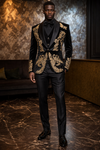 Imperial Gold Noir Tuxedo Suit