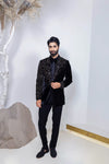 Black Fern tuxedo suit