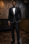 Black Diamond Tuxedo Suit
