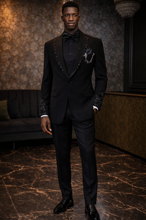 Celestial Noir Tuxedo Suit