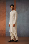 Ilqas - Off White Patiyala Kurta Set
