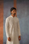 Ilqas - Off White Patiyala Kurta Set