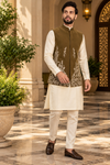 shahi nehru jacket with kurta set