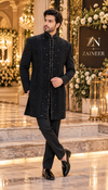 Noir Regal Bandhgala Suit