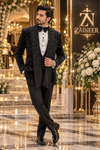 Diam Black Cascade Suit