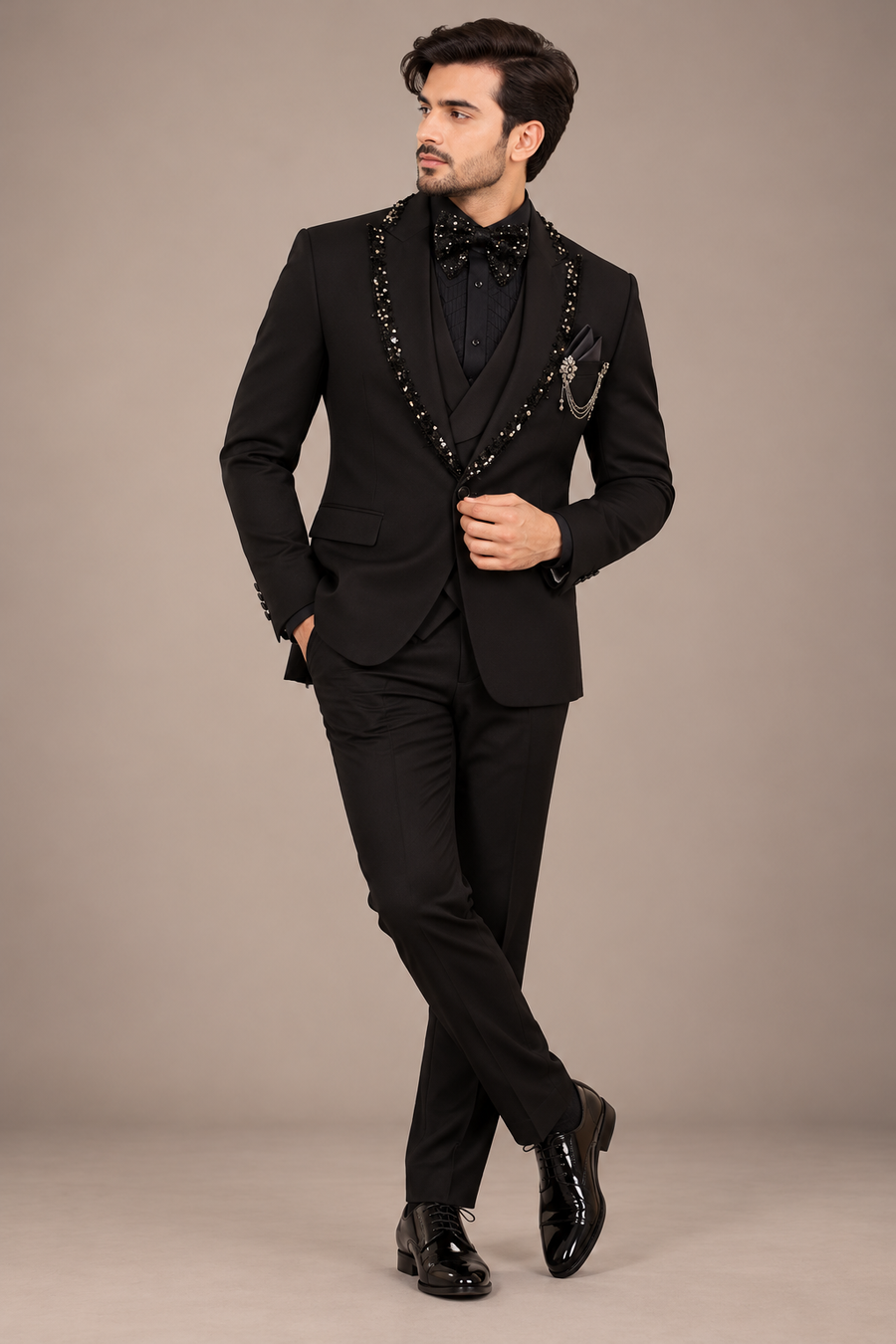 Celestial Noir Tuxedo Suit