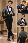 Weave tuxedo suit