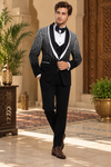 Weave tuxedo suit