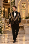 Wreath tuxedo suit