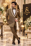 Royal Mocha Majesty Tuxedo Suit