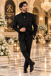 Black Monarch Tuxedo Suit