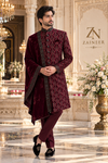 Royal Maroon Majesty Suit
