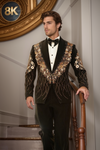 Wreath tuxedo suit