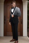 Weave tuxedo suit