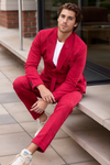Clad tuxedo suit