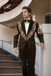 Wreath tuxedo suit
