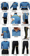 Arctic blue sherwani set