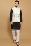 Black Kurta Pajama Bandi set