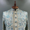 Arctic blue sherwani set