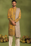 Mantrin Haldi Kurta patiyala set with dupatta