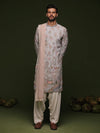 Sada Powder Blue Kurta Set with Patiyala and Dupatta