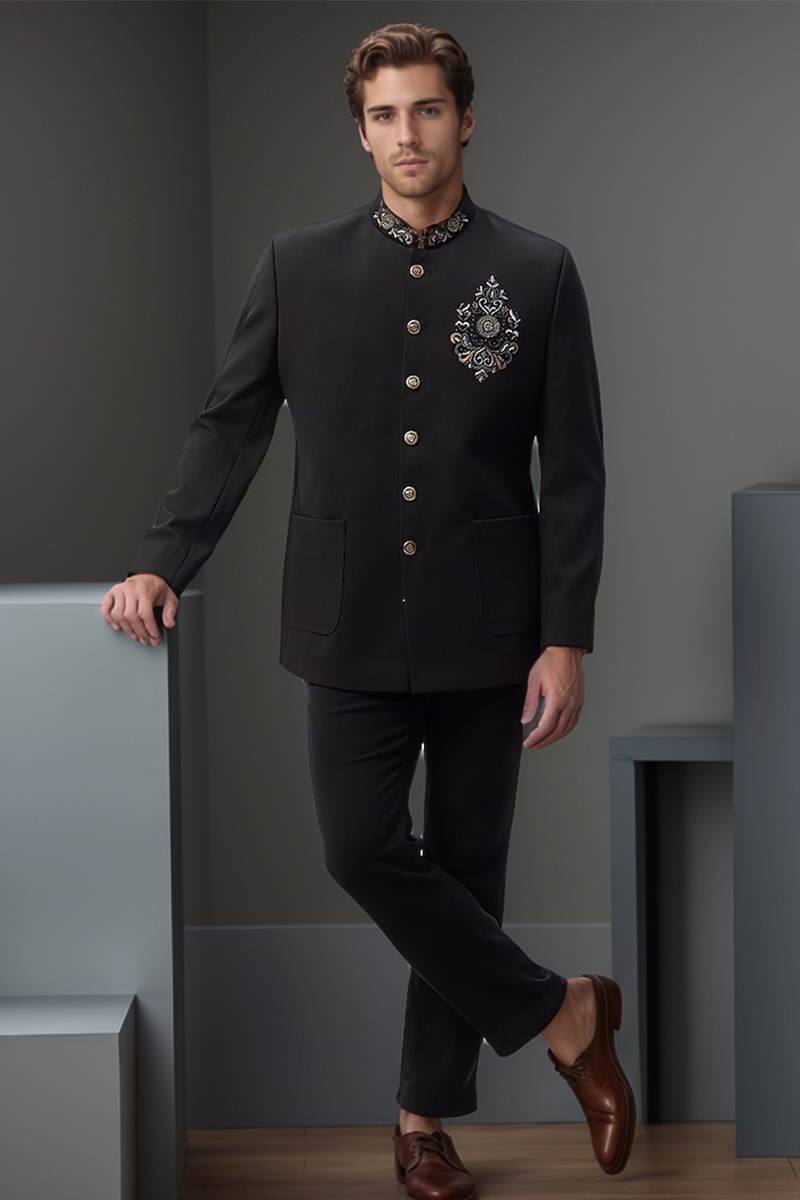 Task-29885318-1-1 Sharv jodhpuri mens suit - Image 1