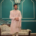 Sherwanique sherwani set - Image 2