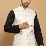 Black Kurta Pajama Bandi set