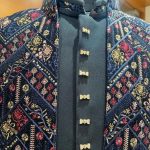 Blue Jodhpuri Suit for men, Embroidered Sherwani for Men, Indian Wedding Dress for Grooms, Custom Groomsmen outfit, Indian Diwali Outfit