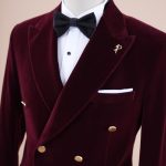 Velvet Crest tuxedo suit