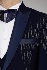 Midnight tuxedo suit - Image 5