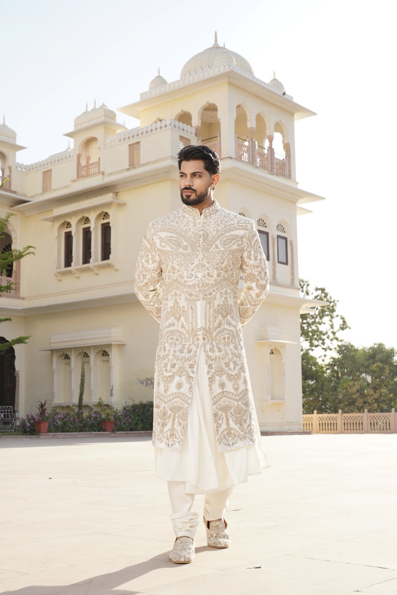 img_7042-2 Darbar Threads sherwani set - Image 3