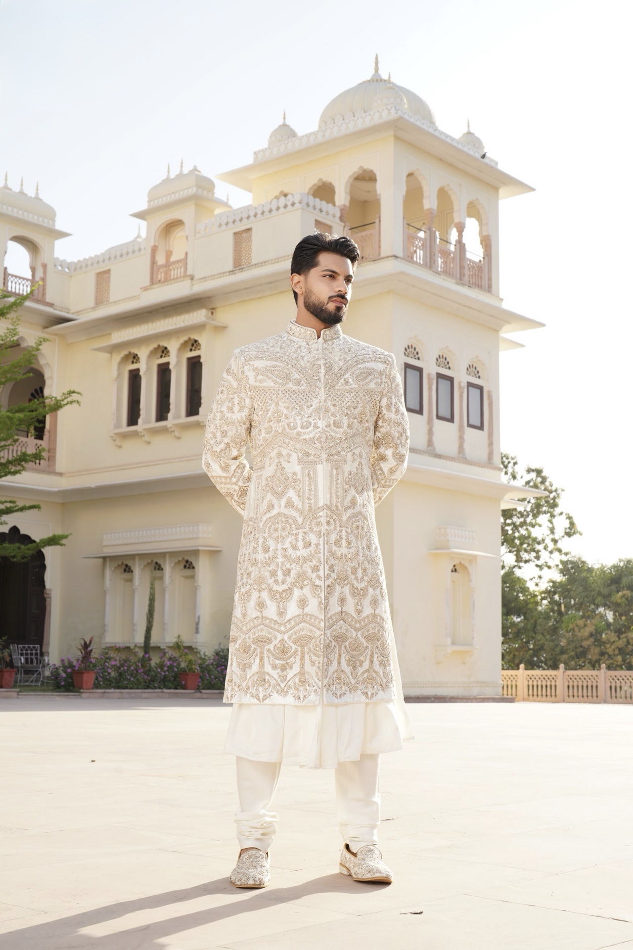 img_7043-2 Darbar Threads sherwani set - Image 2