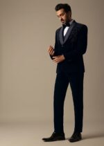 Noir tuxedo suit - Image 4