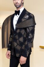 Dark Petal tuxedo suit - Image 3