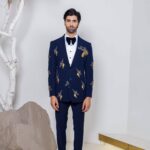 dnight Etch tuxedo suit