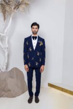 dnight Etch tuxedo suit