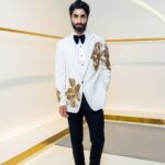 Aristov white tuxedo suit